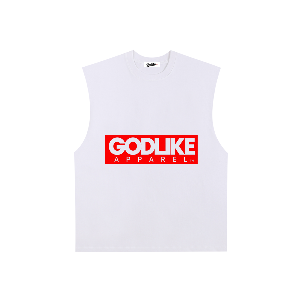 Raw Edge Cotton Tank Top