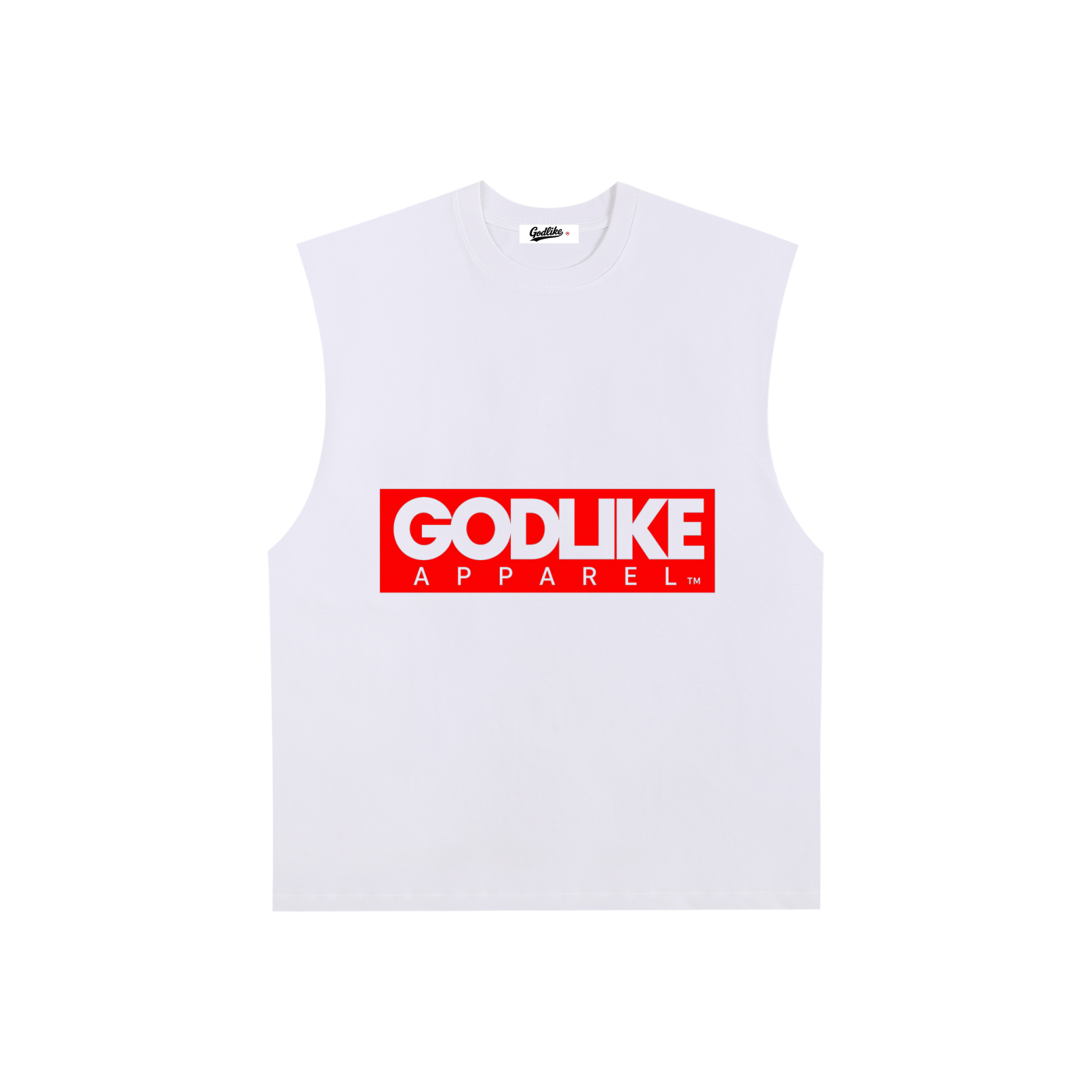 Raw Edge Cotton Tank Top