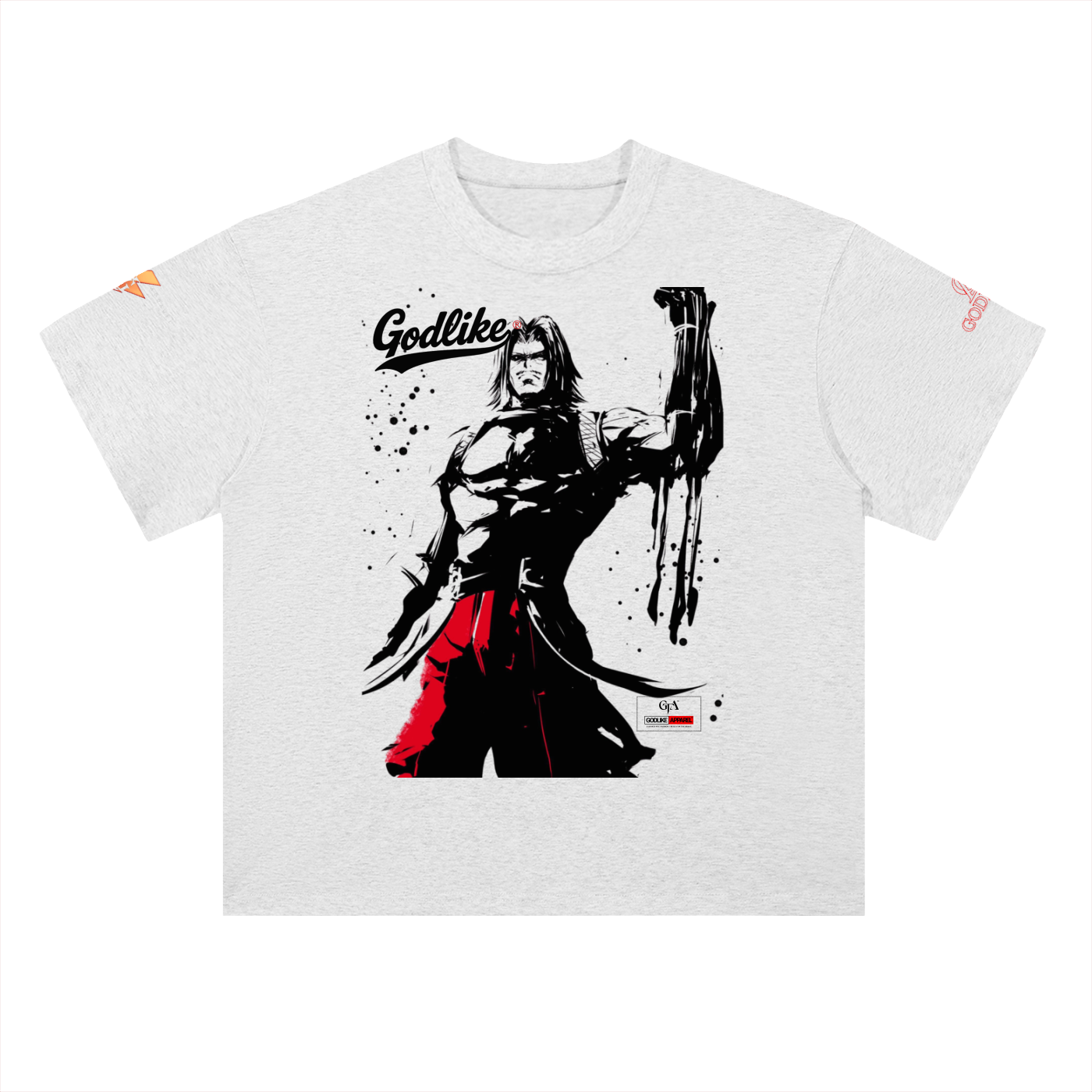 GTA x GLA Drop Shoulder Tee - Lucent White Edition