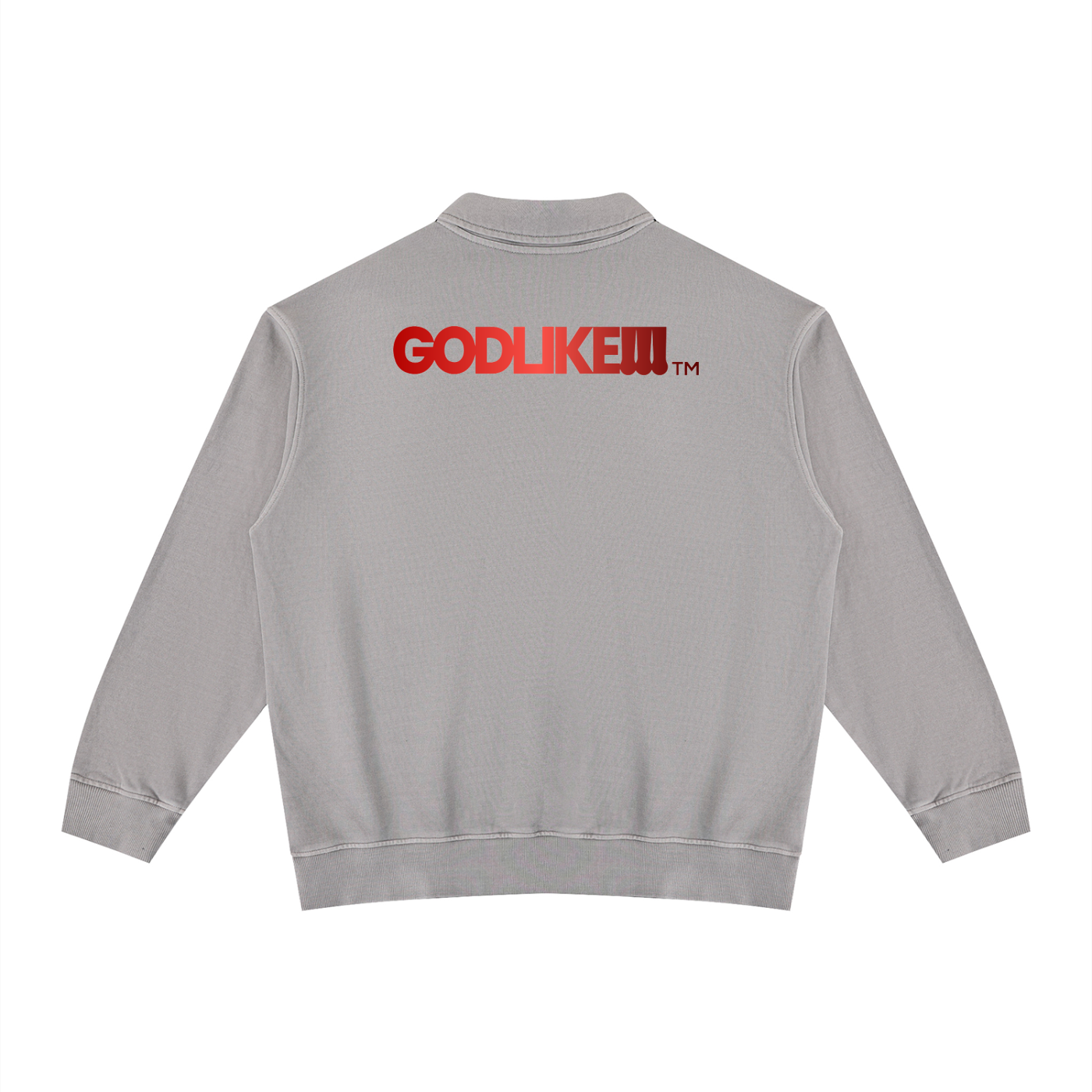 Unisex Vintage Wash Collared Sweatshirt