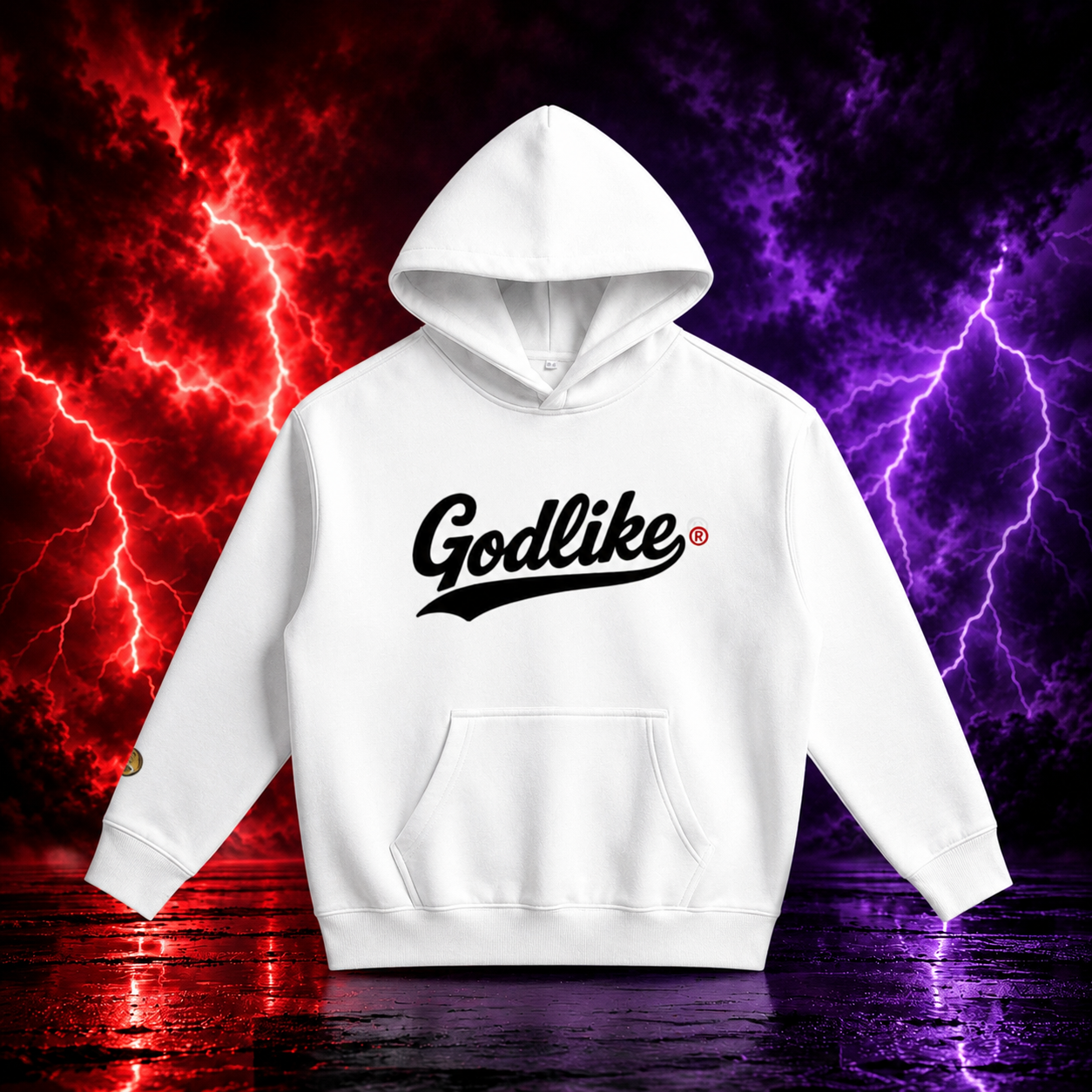 GLK Shadow Authority Oversized Fleece Hoodie