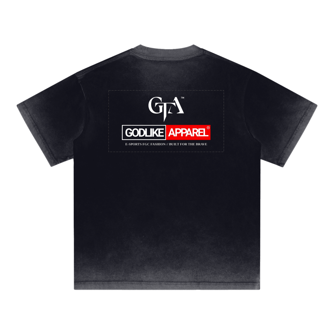 Reverse Dyed Loose Cotton T-Shirt – Black Edition