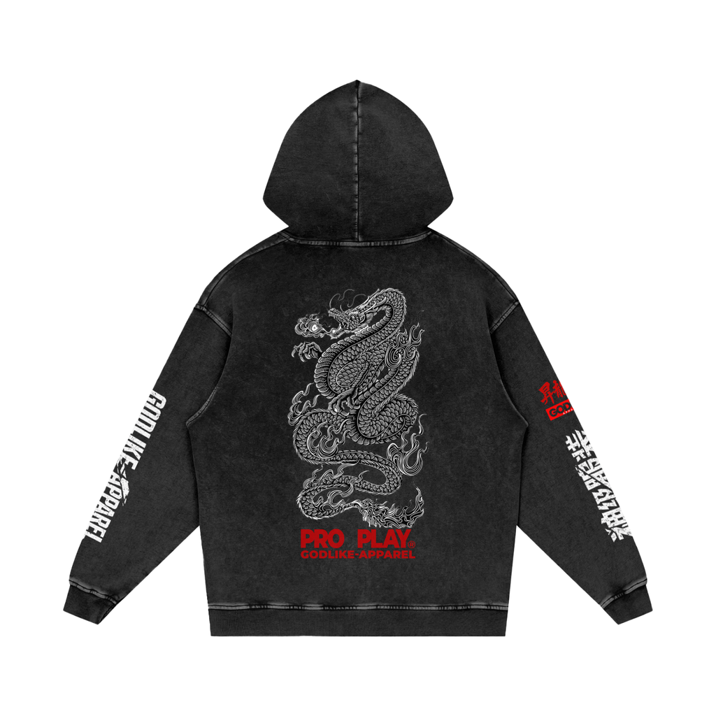 Godlike Pro Play Dragon Ascension Snow-Washed Hoodie
