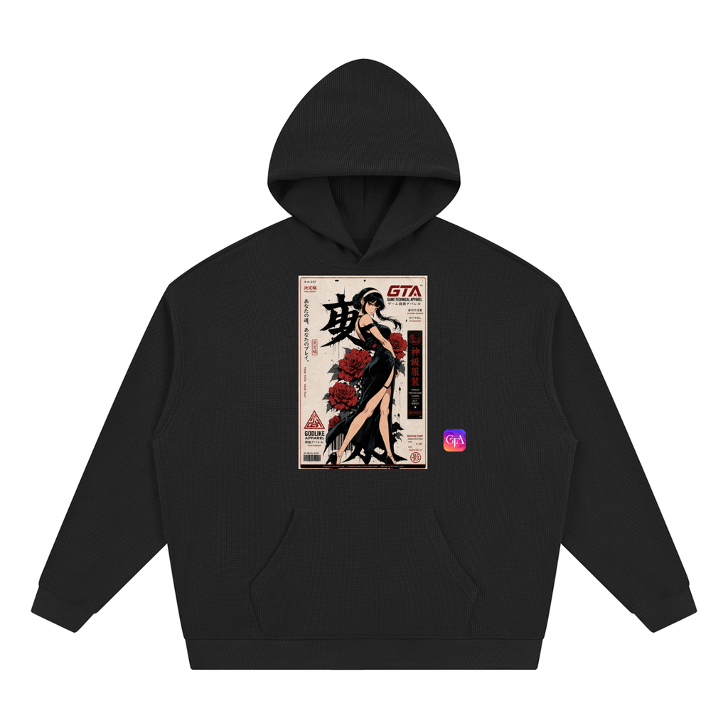 GLK X GTA Unisex Waffle Hoodie