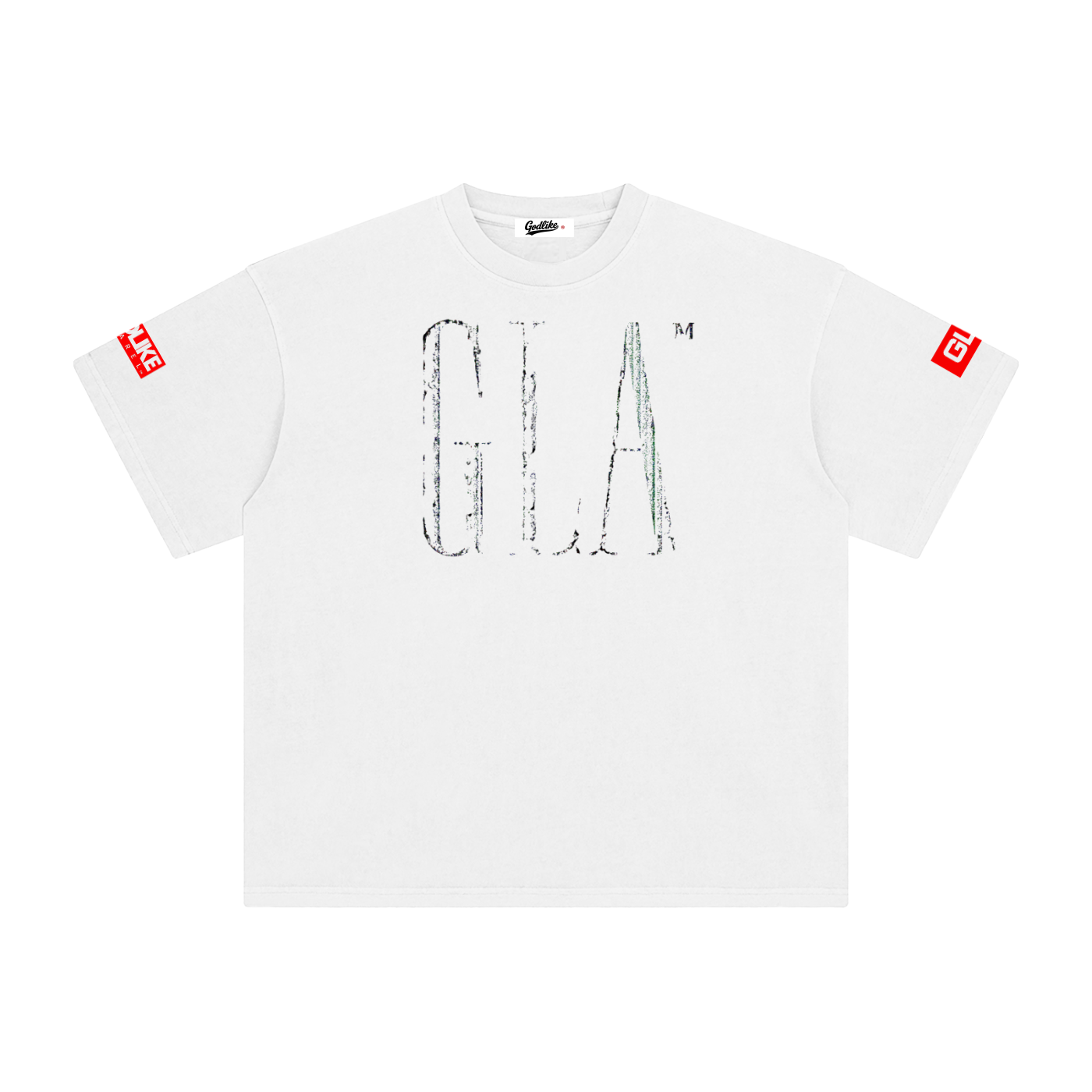NEW GLA LOGO Enzyme Washed T-Shirt