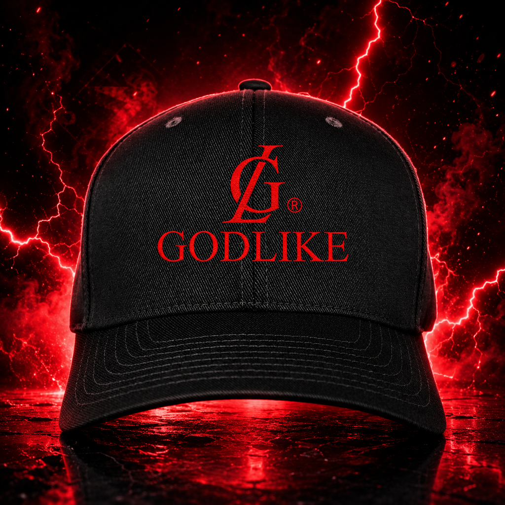 GL Godlike Logo Hat - Fitted Black Edition
