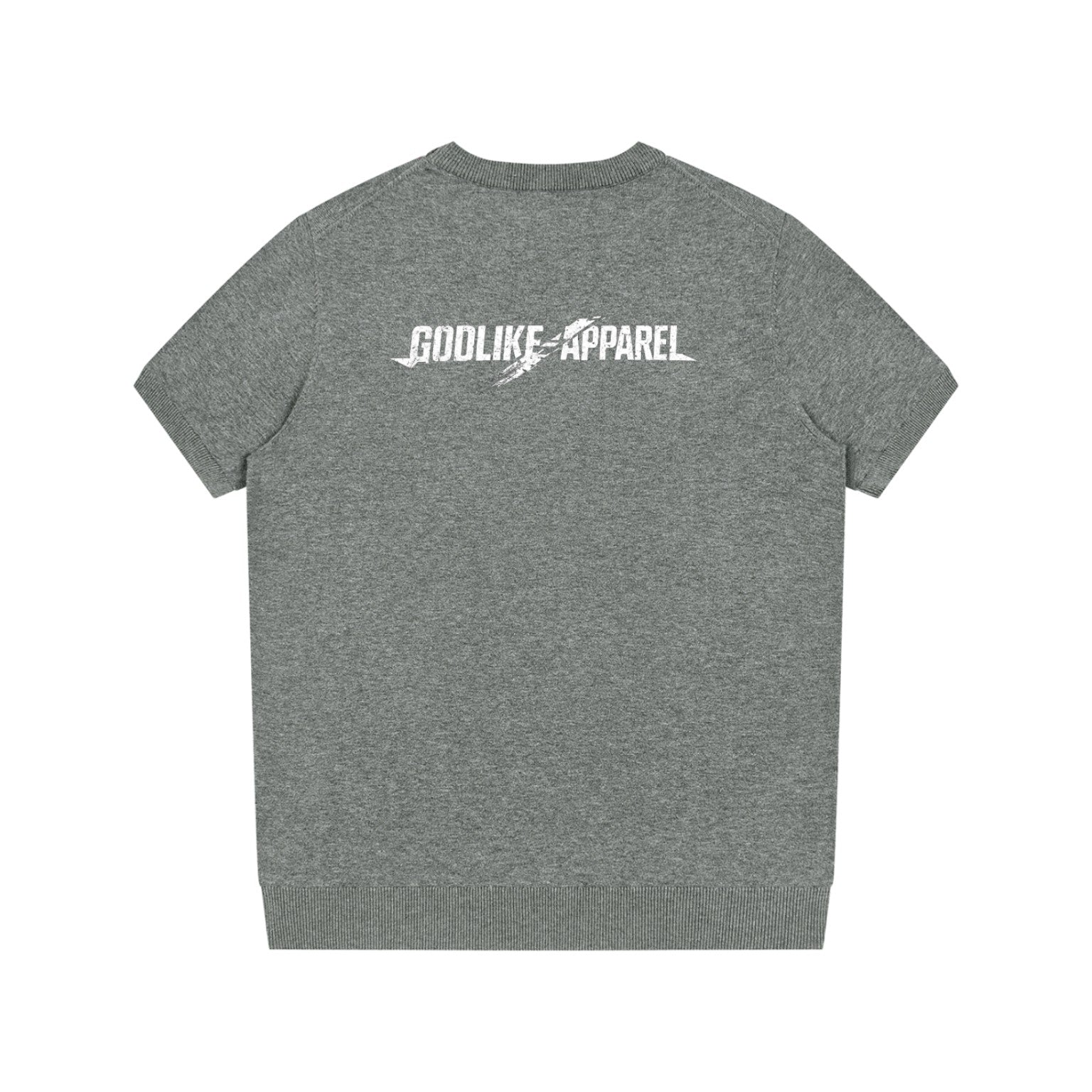 DJEROCKSTAR GTA x GLA gray printwashed oversized cotton T-shirt back product picture
